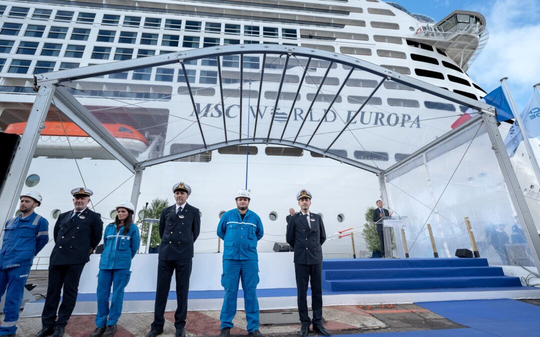 Isporučen kruzer MSC World Europa, ekološki najučinkovitiji brod za kružna putovanja